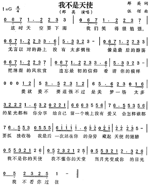 重温那英经典我不是天使的演唱技巧
