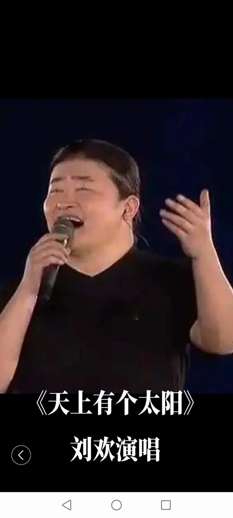 刘欢天上有个太阳