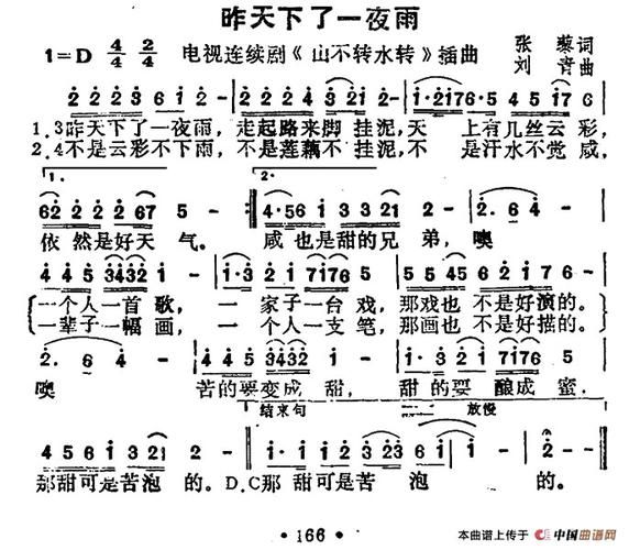 刘欢昨天下了一夜雨
