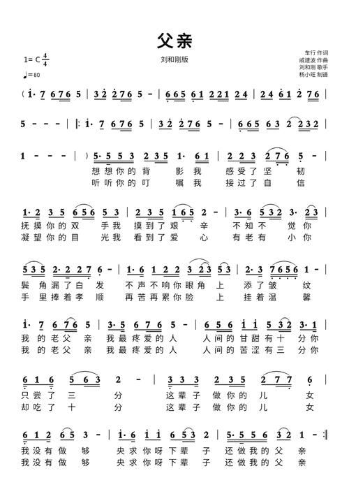 刘欢父亲歌曲