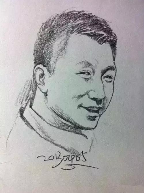 刘欢速写图片大全